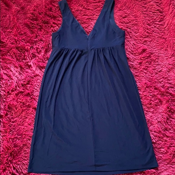 Navy halter midi dress - Picture 6 of 13